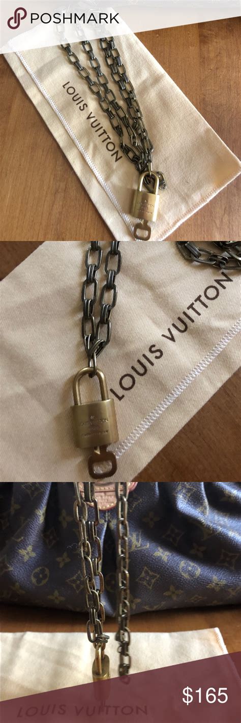 louis vuitton lock necklace dupe